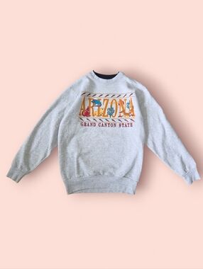 Vintage 90s Arizona Canyon State Made in USA Sweatshirt Size M